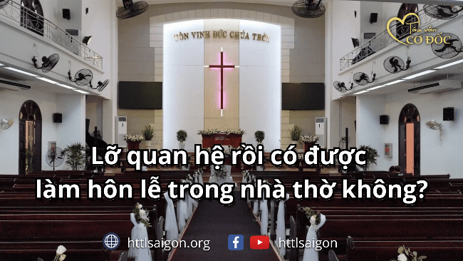 Nghi lễ cưới hỏi trang trọng của Đạo Tin Lành tại nhà thờ với mục sư chứng hôn